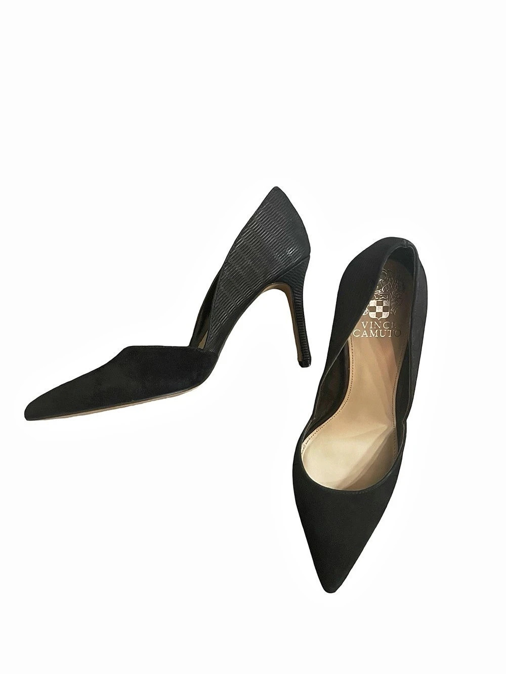 Vince Camuto Black Pointed Toe Stiletto Pumps Heels Size 6
